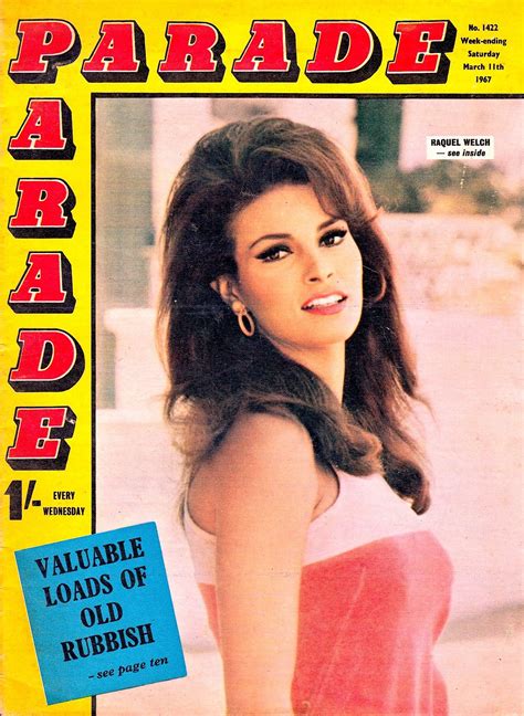 RAQUEL WELCH cover PARADE magazine U.K. March 11 1967 #1422 (please