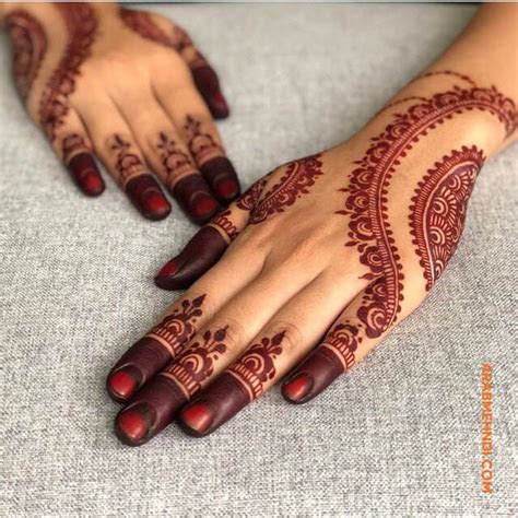 Royal Back Hand Mehndi Design Simple : If you are looking for bold and ...