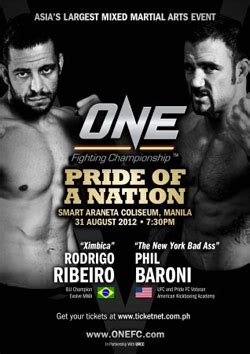 ONE FC: Pride of a Nation Set to be a Proving Ground for Phil Baroni ...