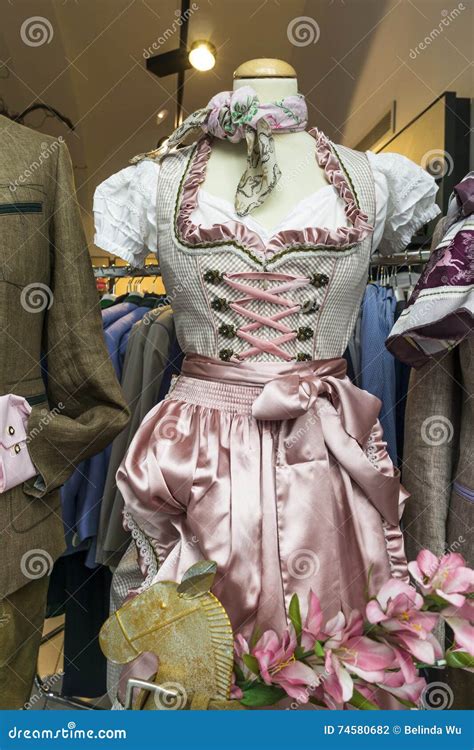 Austrian traditional dress stock photo. Image of display - 74580682