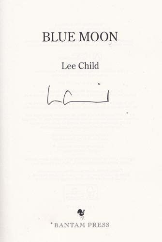 LEE CHILD autograph & signed Jack Reacher memorabilia