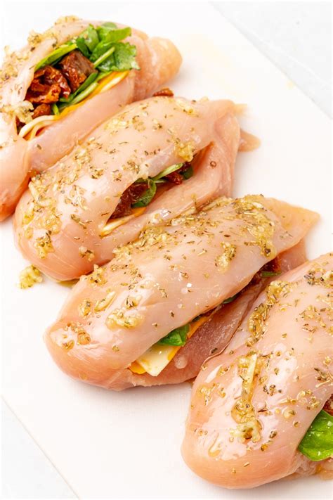 Baked Stuffed Chicken Breast ⋆ 100 Days of Real Food