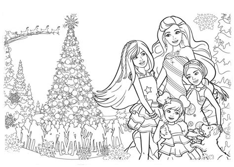 Desenho Da Barbie Natal