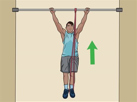 ways  perform assisted pull ups wikihow