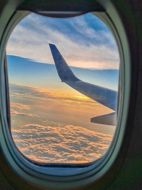 Airplane Window View Free Stock Photo - Public Domain Pictures