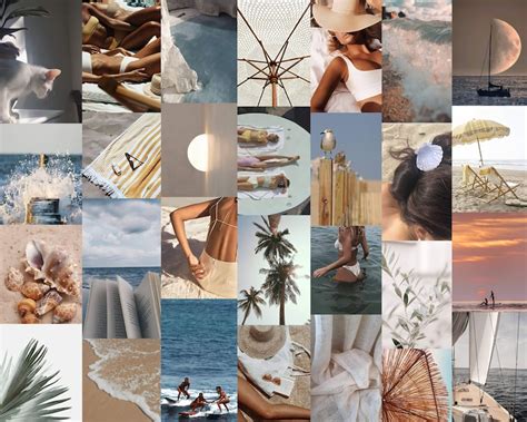 BEACH AESTHETIC Wall Collage Kit 50 - Etsy