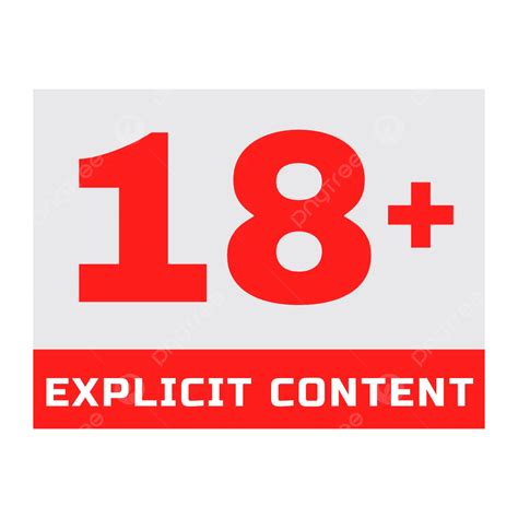 explicit content vector  ages adult tv content png  vector