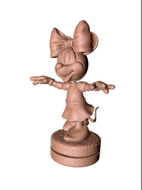 Minnie mouse for 3d print stl 3D model 3D printable | CGTrader