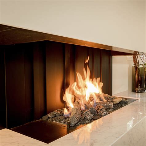 Gas fireplace - URBAN MF BESPOKE G 3S - Metalfire Architectural