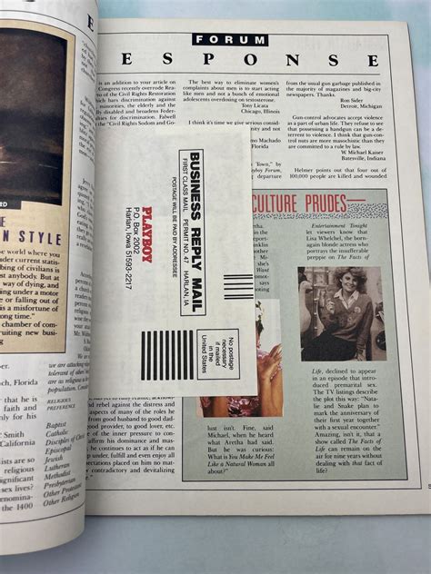 Playboy July 1988 Cindy Crawford’s Debut, Terri Lynn Doss Playmate Of