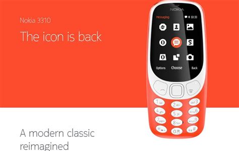 Nokia 3310 launched comes with Long Battery Life and New Colours.