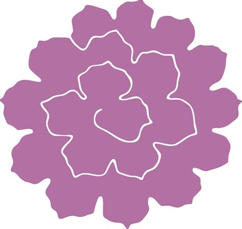 Printable Cricut Flower Template