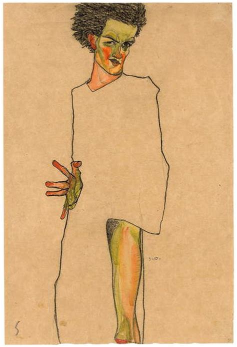 Self portrait, 1910 posters & prints by Egon Schiele