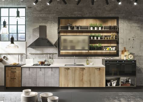 Industrial Loft Kitchen With Light Wood In Design - DigsDigs