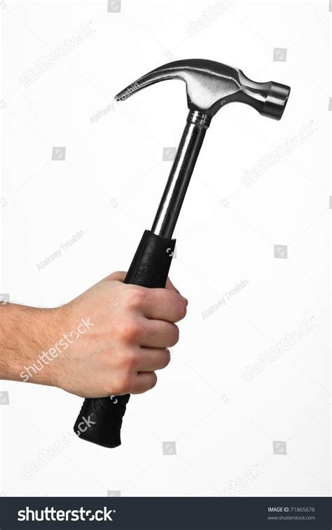 Man Holding Hammer Stock Photo 71865676 | Shutterstock