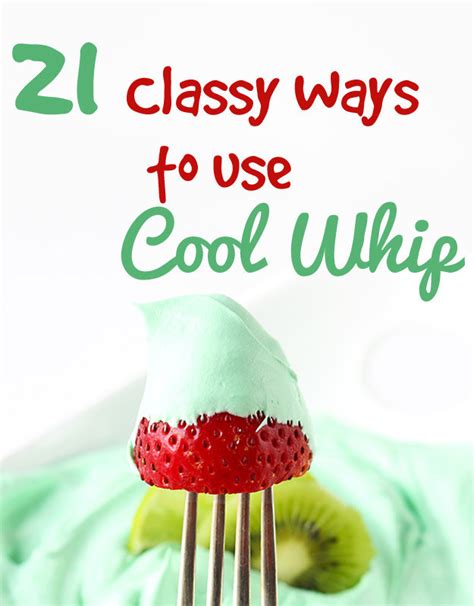 21 Classy Ways To Use Cool Whip