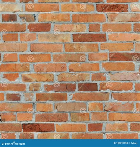 Repeating Red Brick Background In Common Bond Pattern Stock Photography ...