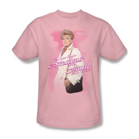 murder  wrote shirt amateur sleuth adult pink tee  shirt murder
