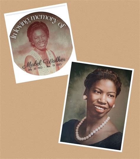 Paying Homage - In Loving Memory Of Mabel Walker... | Facebook