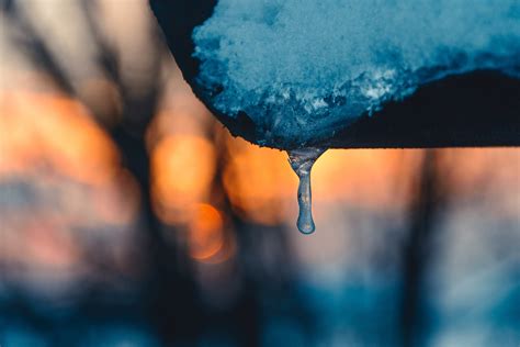 Free Images : blue, water, ice, freezing, sky, melting, icicle, winter ...