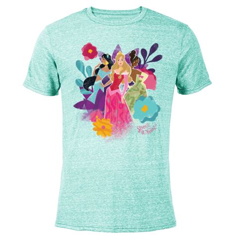 Disney Princess Jasmine Aurora and Tiana Strong at Heart - Short Sleeve