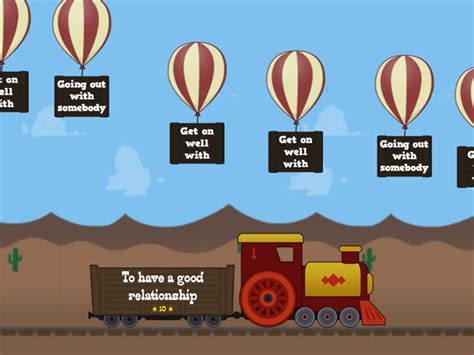 phrasal verbs romance balloon pop