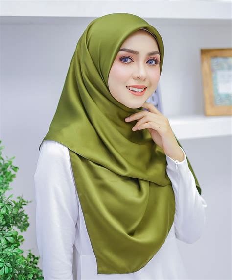 tudung satin  malaysian baju kurung
