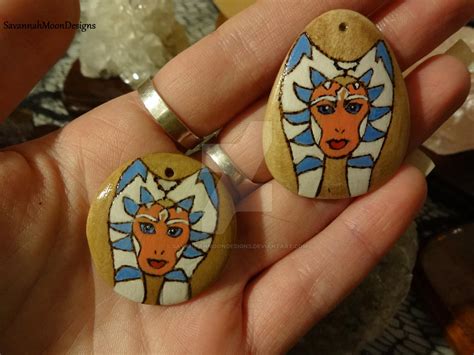 Ahsoka tano OOAK convor necklace pendant SW by SavannahMoonDesigns on DeviantArt