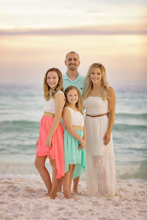 Family beach photo