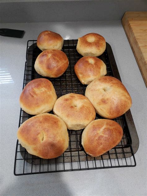 [Homemade] NY style boiled bagels. Food Recipes | Food, Recipes, Meals