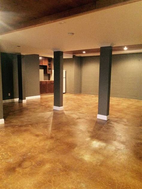 Staining Concrete Basement Floor DIY – Flooring Tips