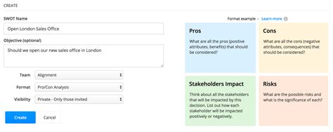 Pros & Cons Analysis Template, Examples, Video Tutorials, & Online Software