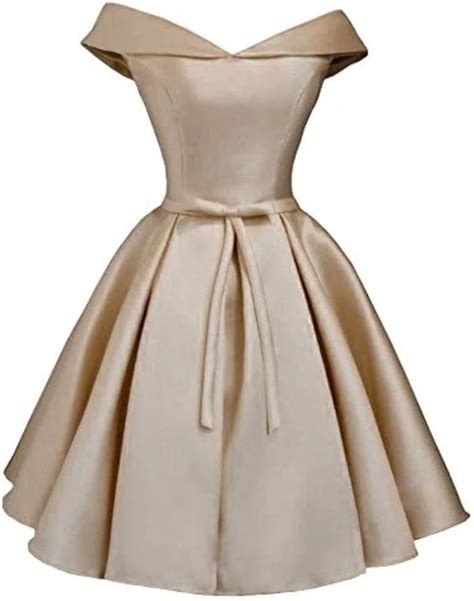 beilite  shoulder satin homecoming dresses  women short prom