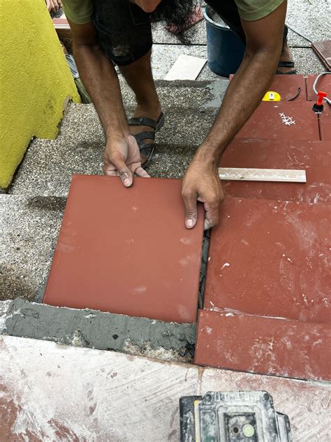 Professional Tiling marble stone mosaic service Singapore - Hui Miao