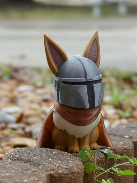 Mandalorian Eevee, Pokemon Mash-up, Beskar Armor , Cosplay, Perfect ...