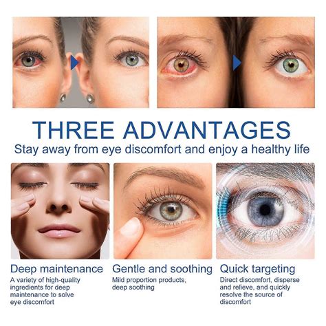 Eye Care Solution Relieves Eye Fatigue, Dryness, Red Eye Blurred Vision