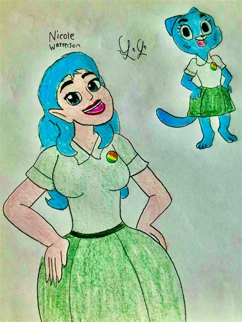 Nicole Watterson (original and humanized) by LugiaLover249 on DeviantArt