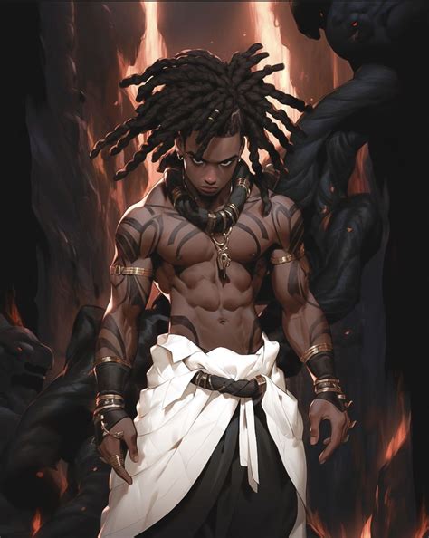 Pin by Kelli Sherrise on ART/SKETCHING | Black anime characters