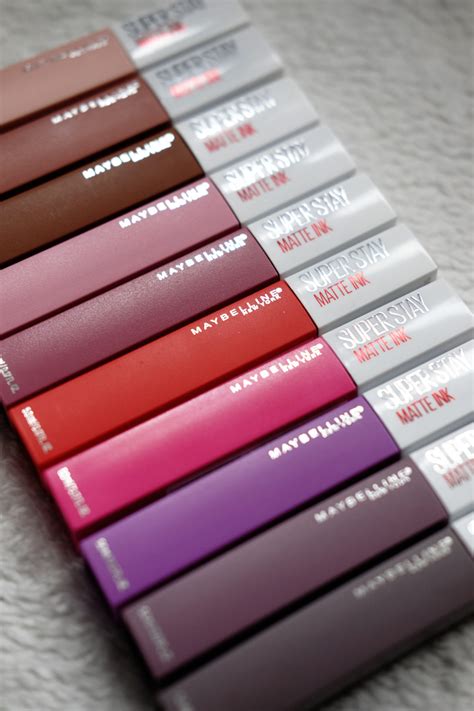 Maybelline Super Stay Matte Ink Review And Swatches Greta's Junkyard Maybelline Matte Ink ...