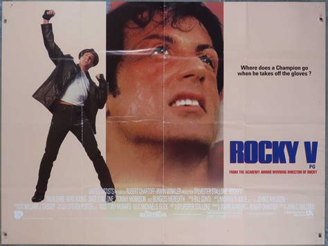 Rocky V Original Movie Poster UK quad 40"x30" - Simon.Dwyer - a fast ...