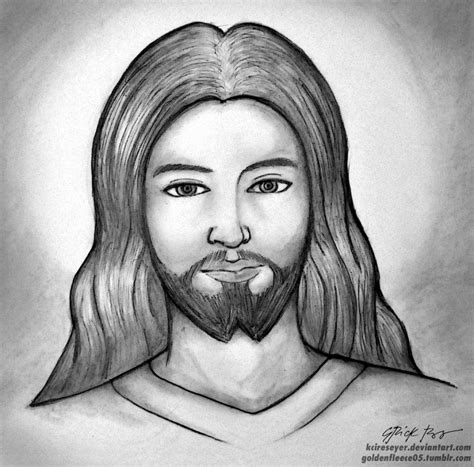 Pencil Drawing Of Jesus Face at PaintingValley.com | Explore collection ...