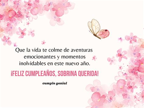 Tarjetas de Cumpleaños para una Sobrina para dedicar con cariño