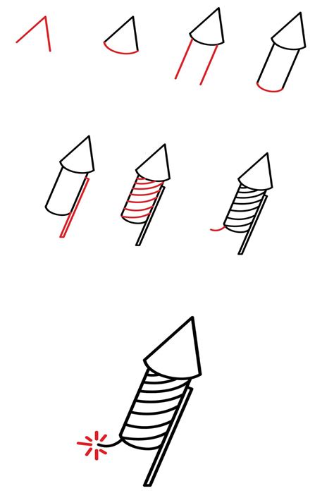 firework drawing