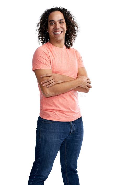 easy  kind  guy stock image image  crossed curls