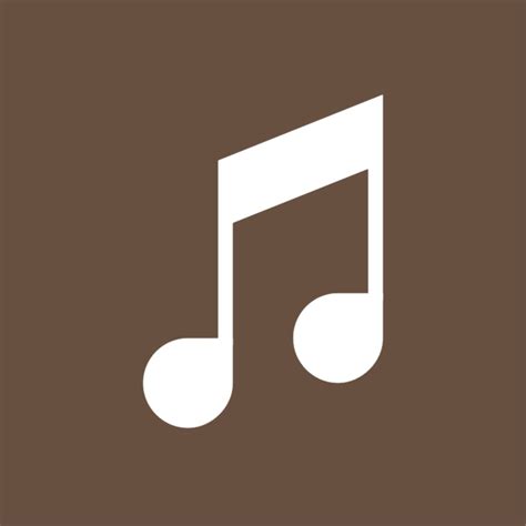 Dark brown music icon | Iphone icon, App icon design, Iphone app design