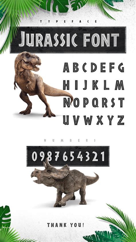 Jurassic Font on Behance