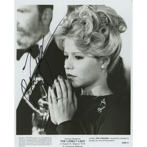 Pia Zadora signed movie photo