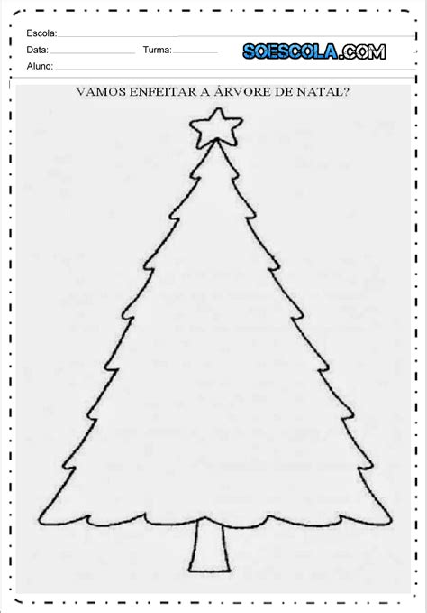 Atividade Árvore De Natal Educação Infantil - Atividades Arvore De Natal Educação Infantil - ZULEDU