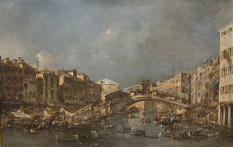 The Rialto Bridge Painting | Francesco Guardi Oil Paintings