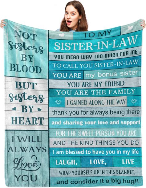 Amazon.com: TOBUNKIEN Sister in Law Birthday Gifts, Gift for Sister in